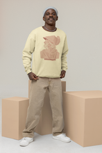 Afbeelding in Gallery-weergave laden, Dapp're strijder - off white natural crewneck