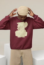 Afbeelding in Gallery-weergave laden, Dapp&#39;re strijder - burgundy crewneck
