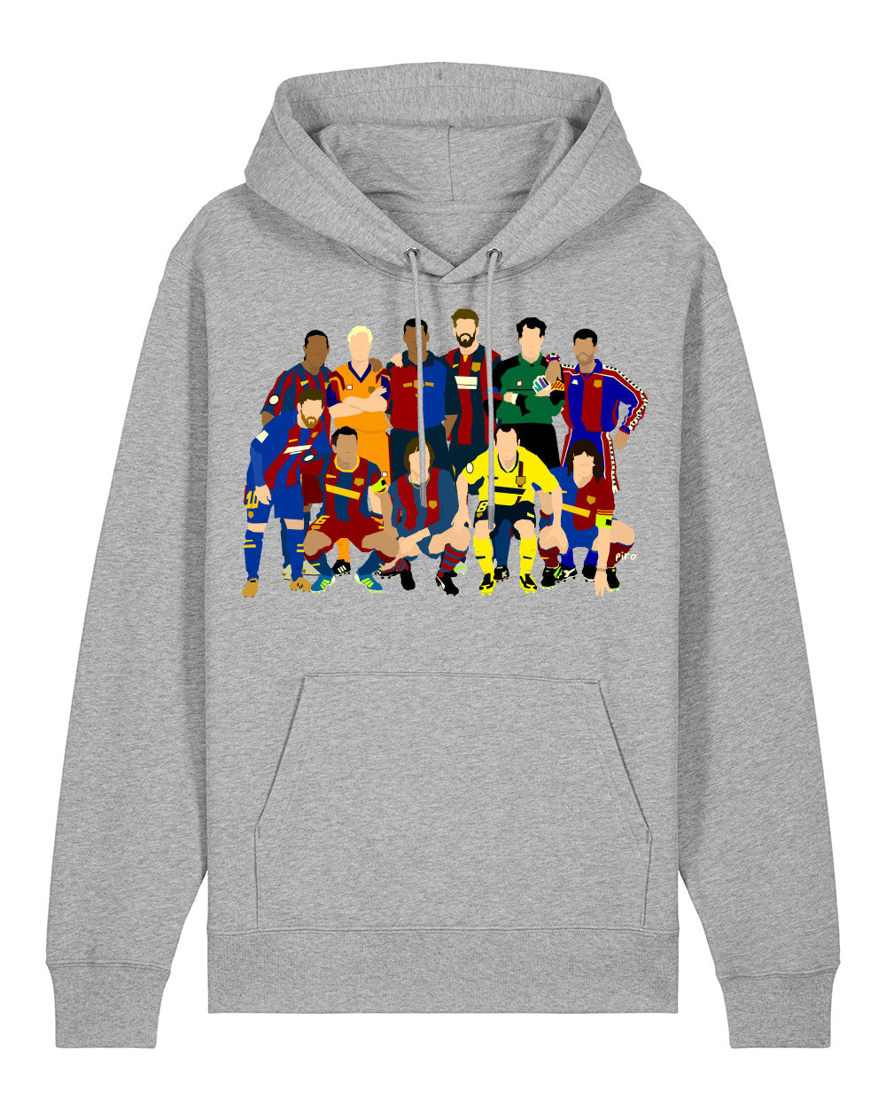 Hoodie 'Barcelona Legends' - grey heathered