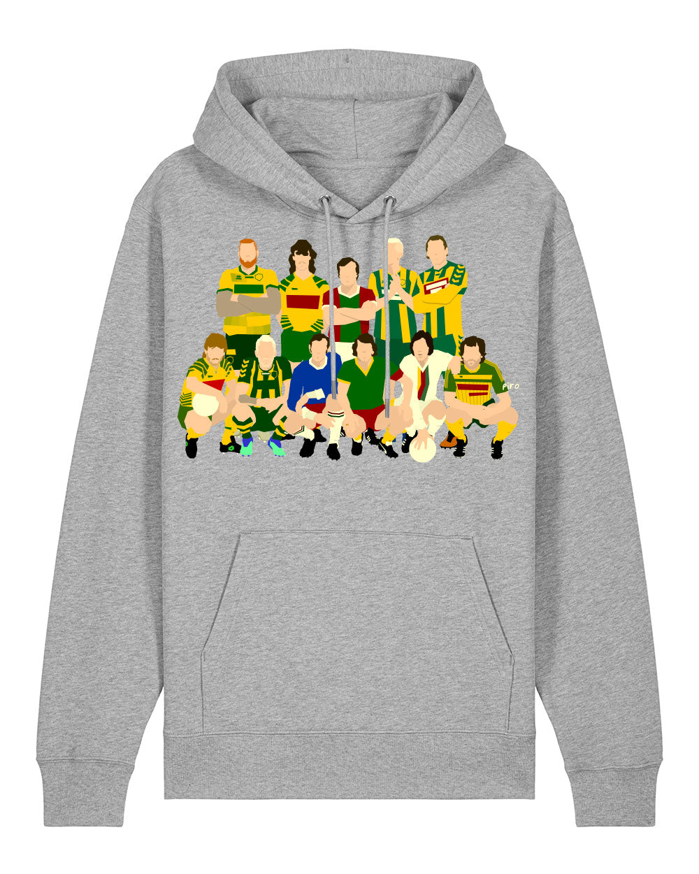 Hoodie 'Den Haag Legends' - grey heathered