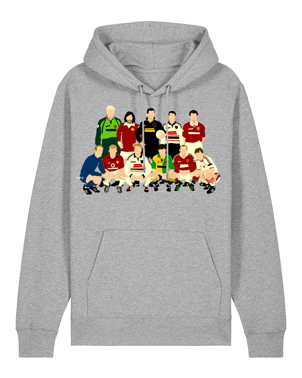 Hoodie 'Manchester Legends' - grey heathered