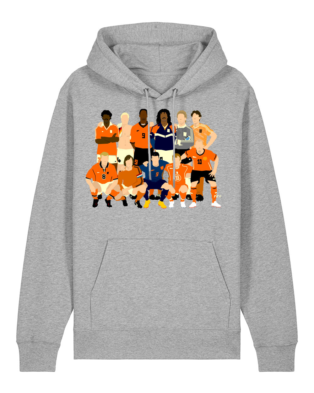 Hoodie 'Holland Legends' - grey heathered