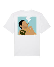 Afbeelding in Gallery-weergave laden, 'Sun, sea &amp; cigars' shirt white - backprint
